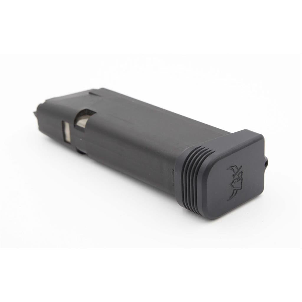 EDC Magazine Grip Extension +2 for Glock 19/23/26/27/33 - BLACK