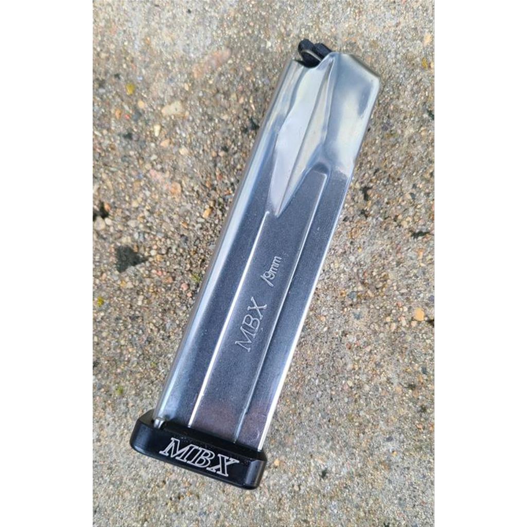 MBX 2011 Magazine 9mm - 141.25mm - Black Basepad
