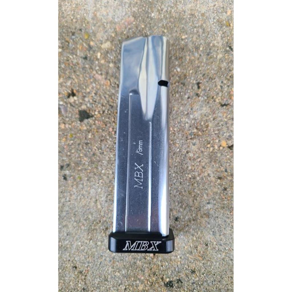 MBX 2011 Magazine 9mm - 141.25mm - Black Basepad
