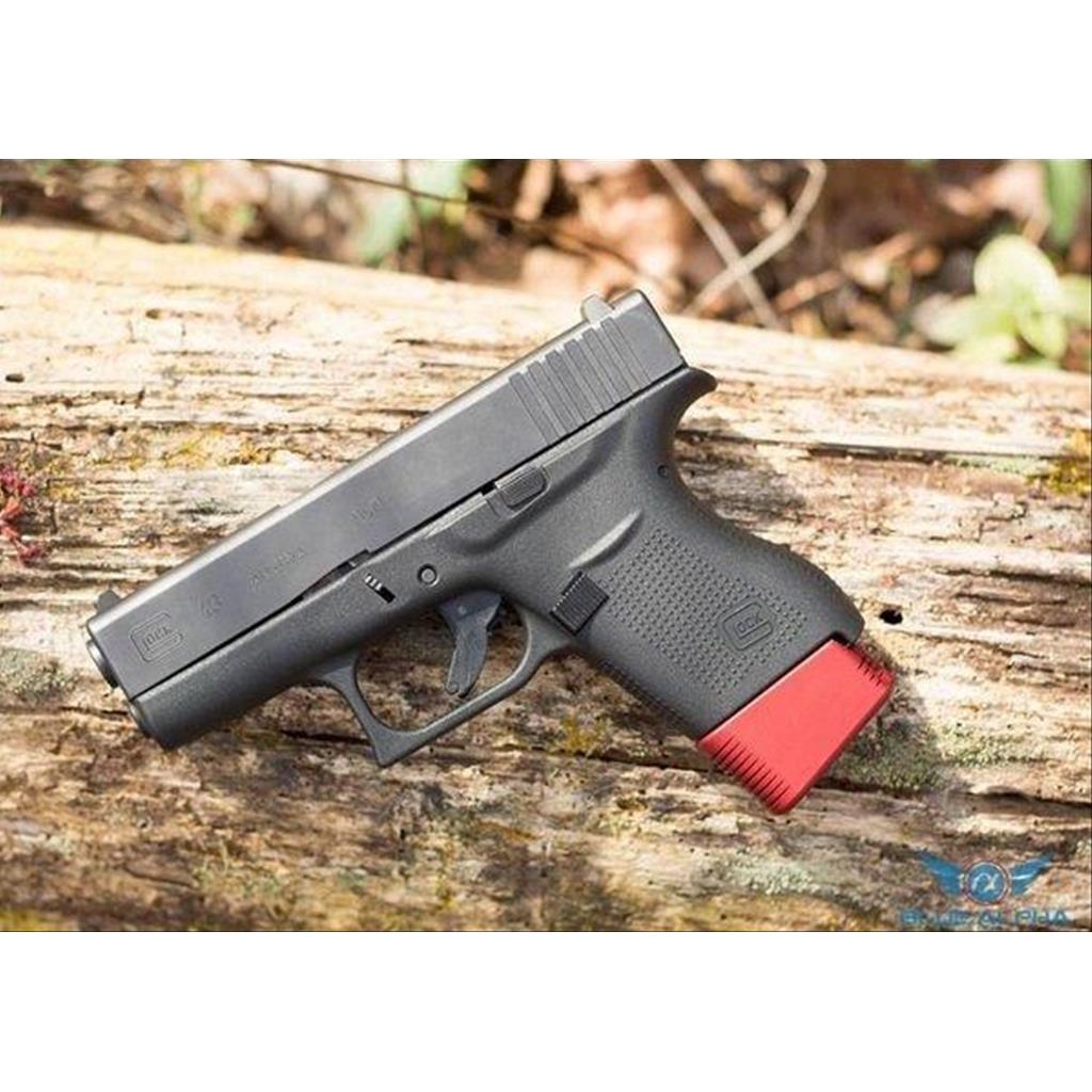 Magazine Grip Extension Plus 2 for Glock 43
