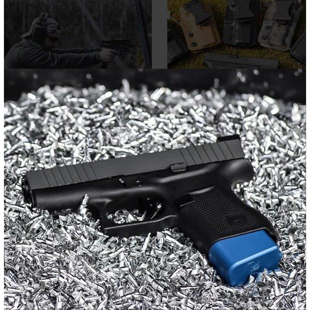 Magazine Grip Extension Plus 2 for Glock 43
