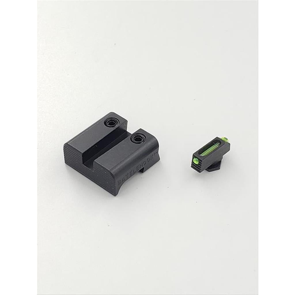 Battlehook Fiber Front and Black Sight Set for Glock